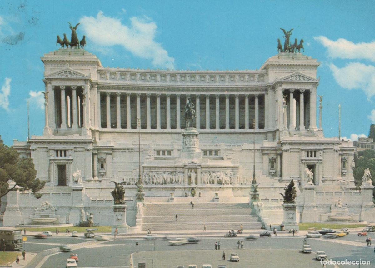 Postcards: Italy Rome Piazza Venezia Altar of the Country Monument Vittorio *YAP360