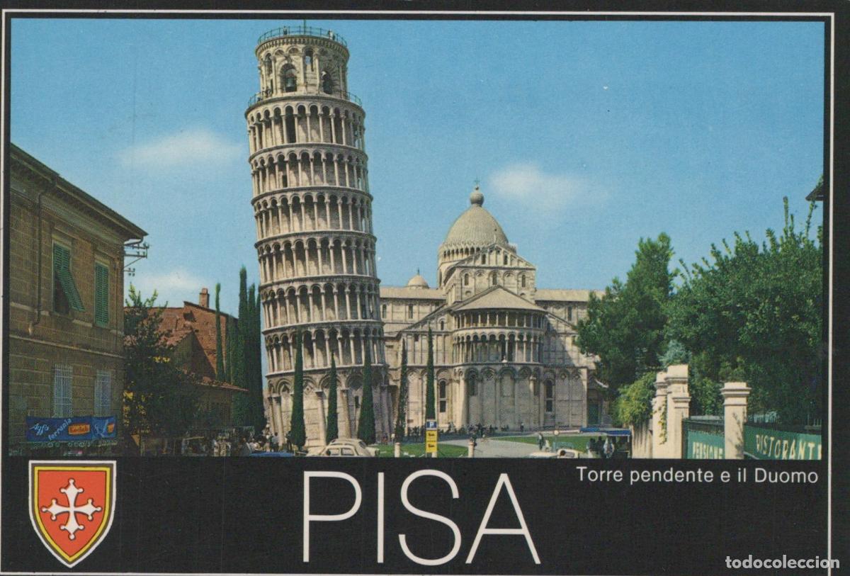 Postcards: Italy Pisa Leaning Tower and Cathedral Architecture *YAP365