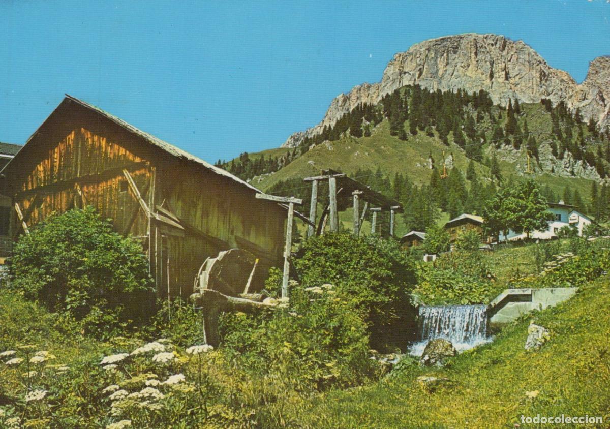 Postcards: Italy Colfosco Dolomiti Val Badia Watermill Mountain Landscape *YAP370