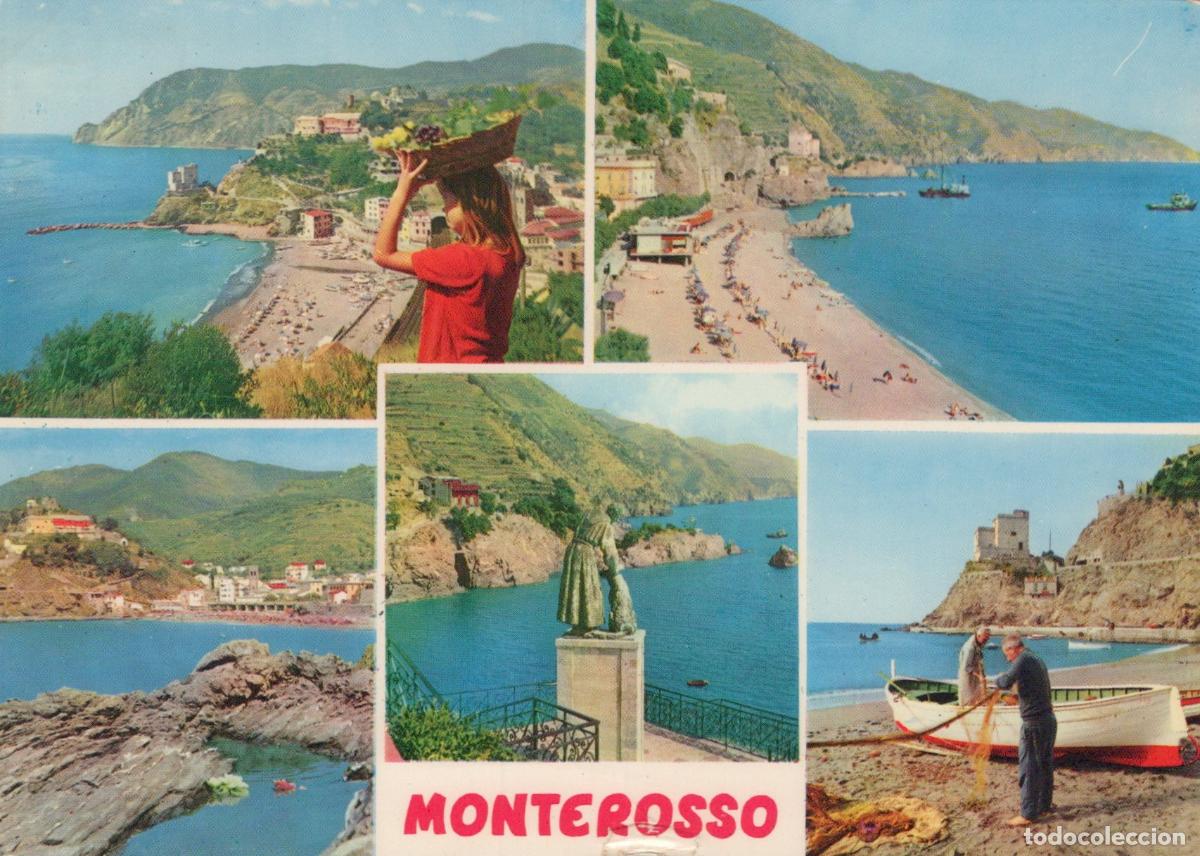 Cartes Postales: Italy Monterosso Al Mare Cinque Terre Coastal Views Beaches Fishing *YAP390
