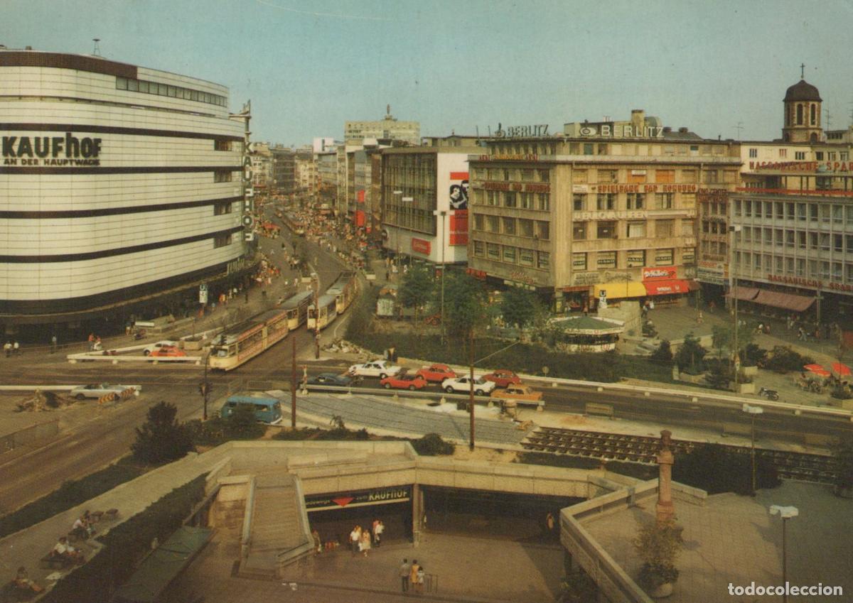 Postcards: Germany Frankfurt am Main Hauptwache Square Kaufhof Department Store *YAP408