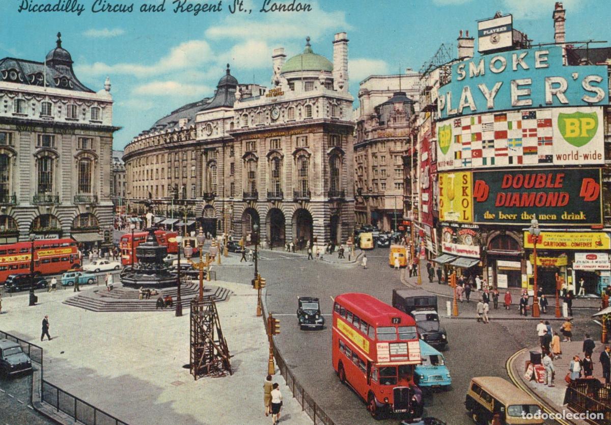 Cartes Postales: United Kingdom London Piccadilly Circus Regent Street Double Decker *YAP423