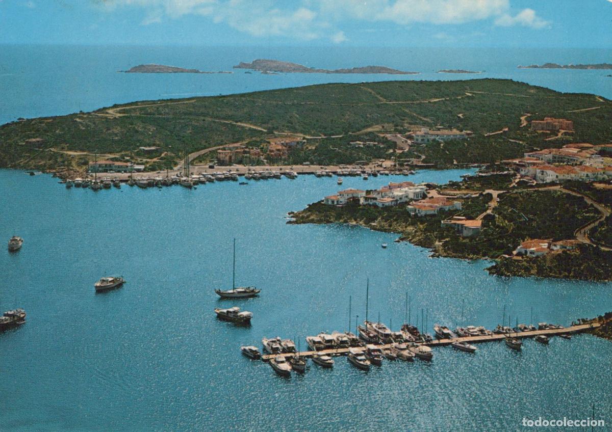 Cartoline: Italy Porto Cervo Costa Smeralda Sardinia Aerial View of Harbor *YAP286