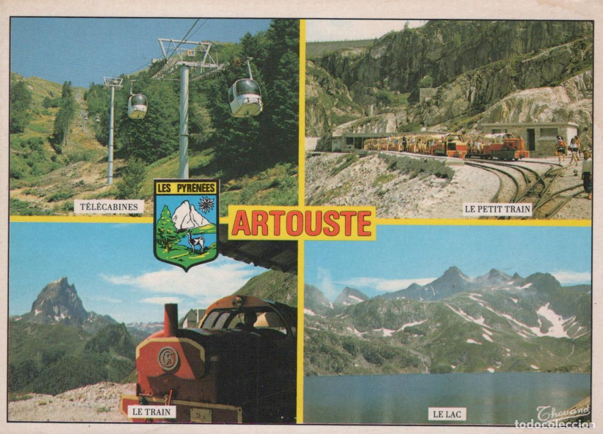 Cartes Postales: France Laruns Artouste Pyrenees Cable Cars Petit Train and Lake Unposted *YAP488