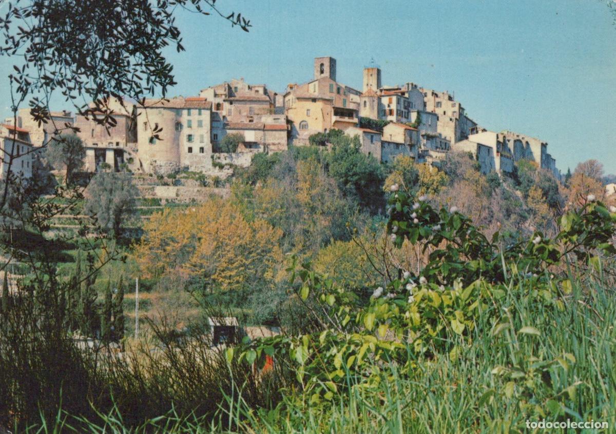 Cartes Postales: France Biot Medieval Hilltop Village Cote D Azur Landscape View *YAP500