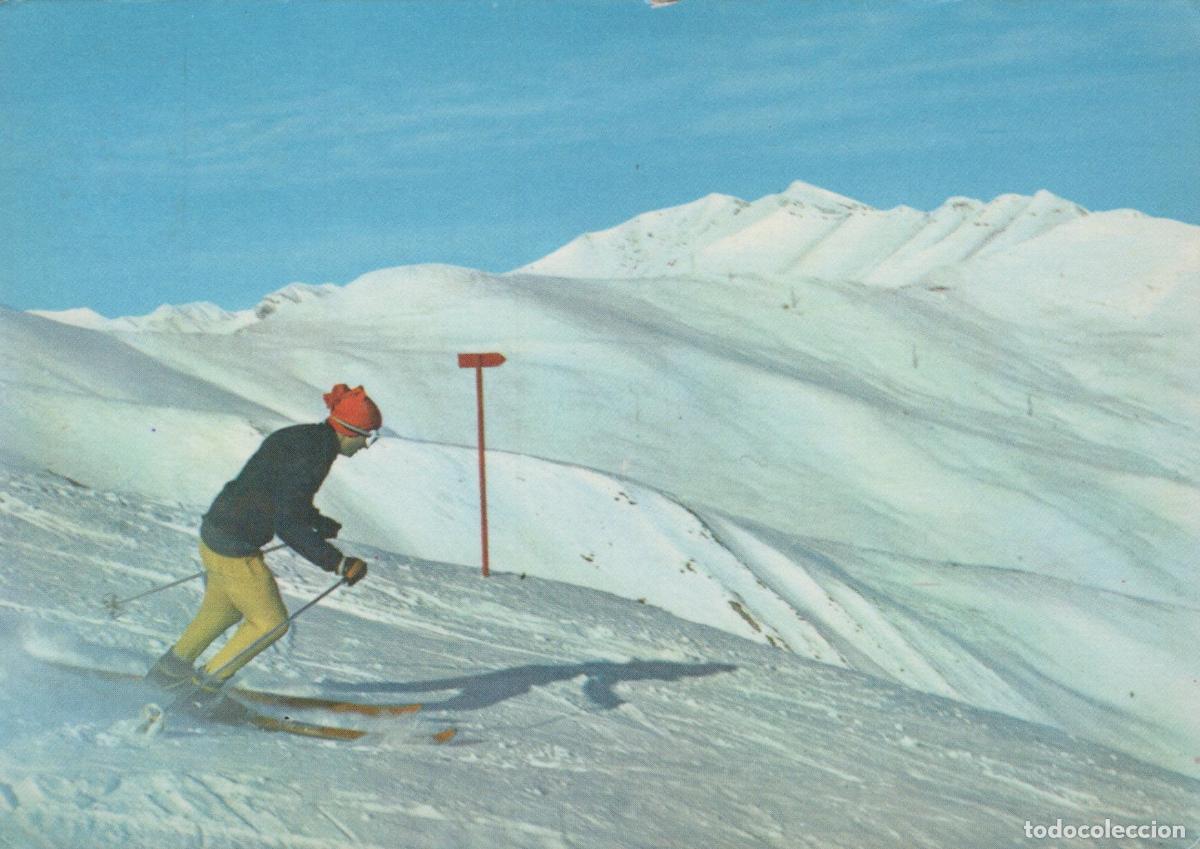 Postais: Italy Monesi Alta Val Tanaro Skier On Red Pista Rossa Ski Slope *YAP305