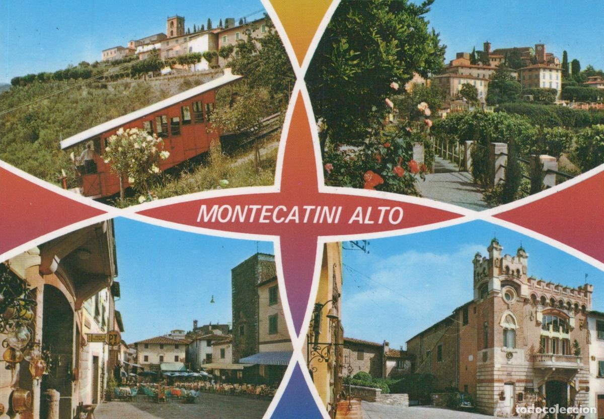 Postais: Italy Montecatini Alto Funicular Architecture Street Scenes Unposted *YAP528