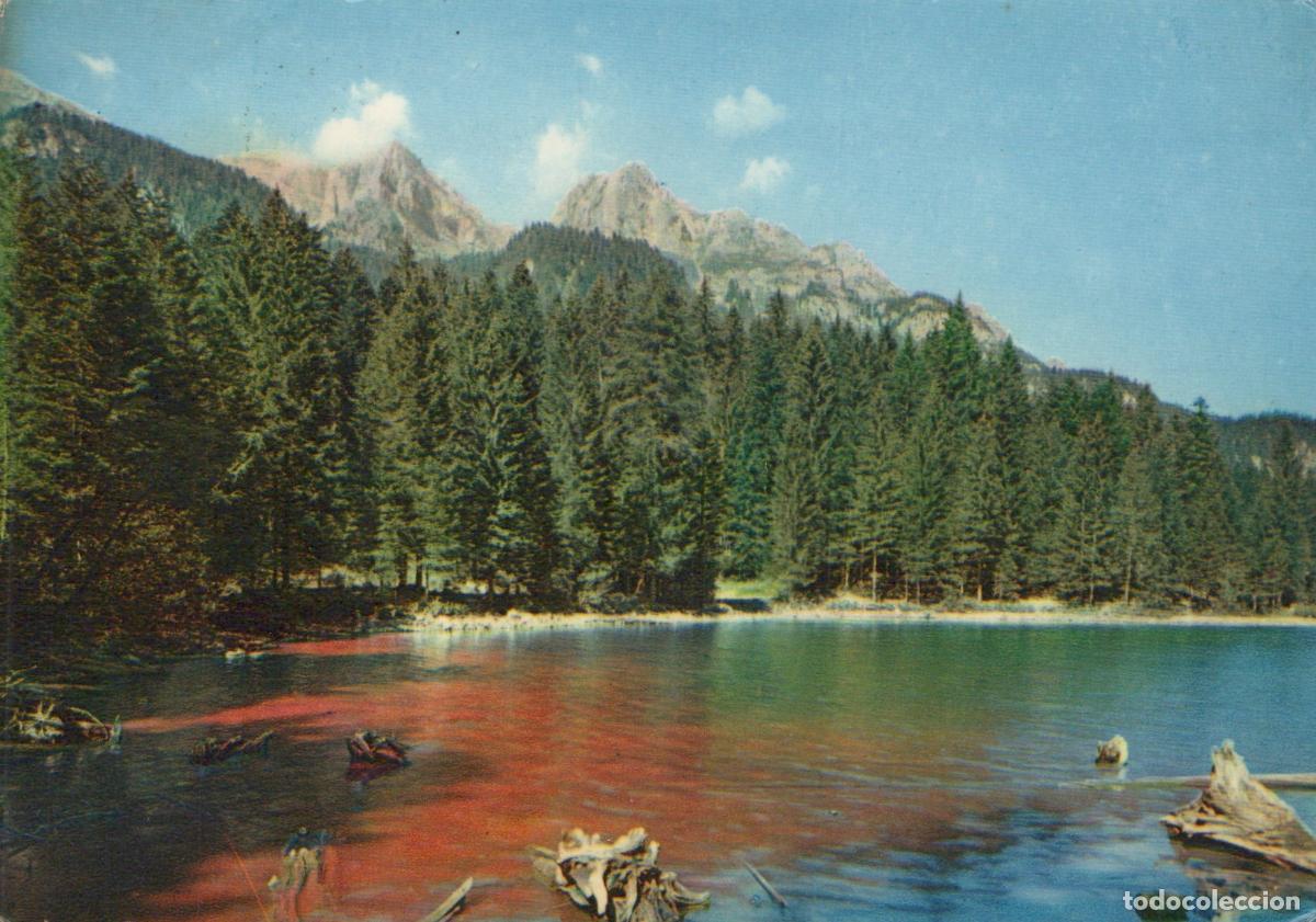 Postais: Italy Trento Lake Tovel Red Algae Dolomiti DI Brenta Mountains Landscape *YAP306