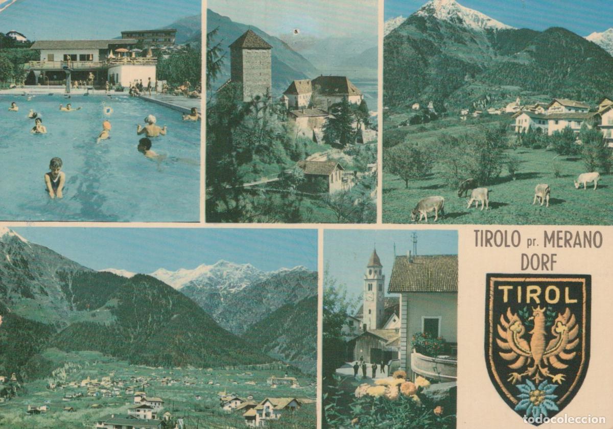 Postais: Italy Merano Tirol Dorf Multi View With Swimming Pool Castle Mountains *YAP310