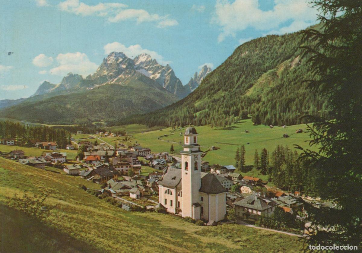 Postkarten: Italy Sesto Pusteria Mountain Village With Church and Dolomites *YAP315