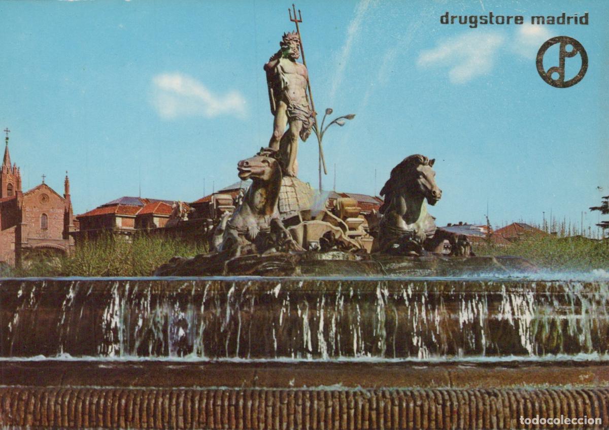 Postais: Spain Madrid Neptune Fountain With Statue of Poseidon and Unposted *YAP555