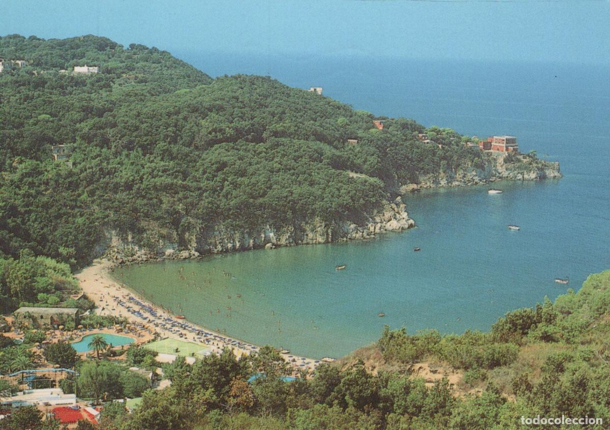 Postais: Italy Lacco Ameno Ischia Spiaggia E Baia DI S Montano Beach Landscape *YAP320