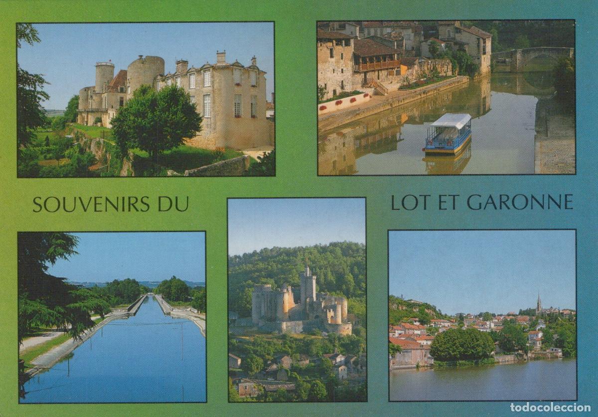 Postais: France Multiple Cities Multi View Castles Canal River Town Unposted *YAP560