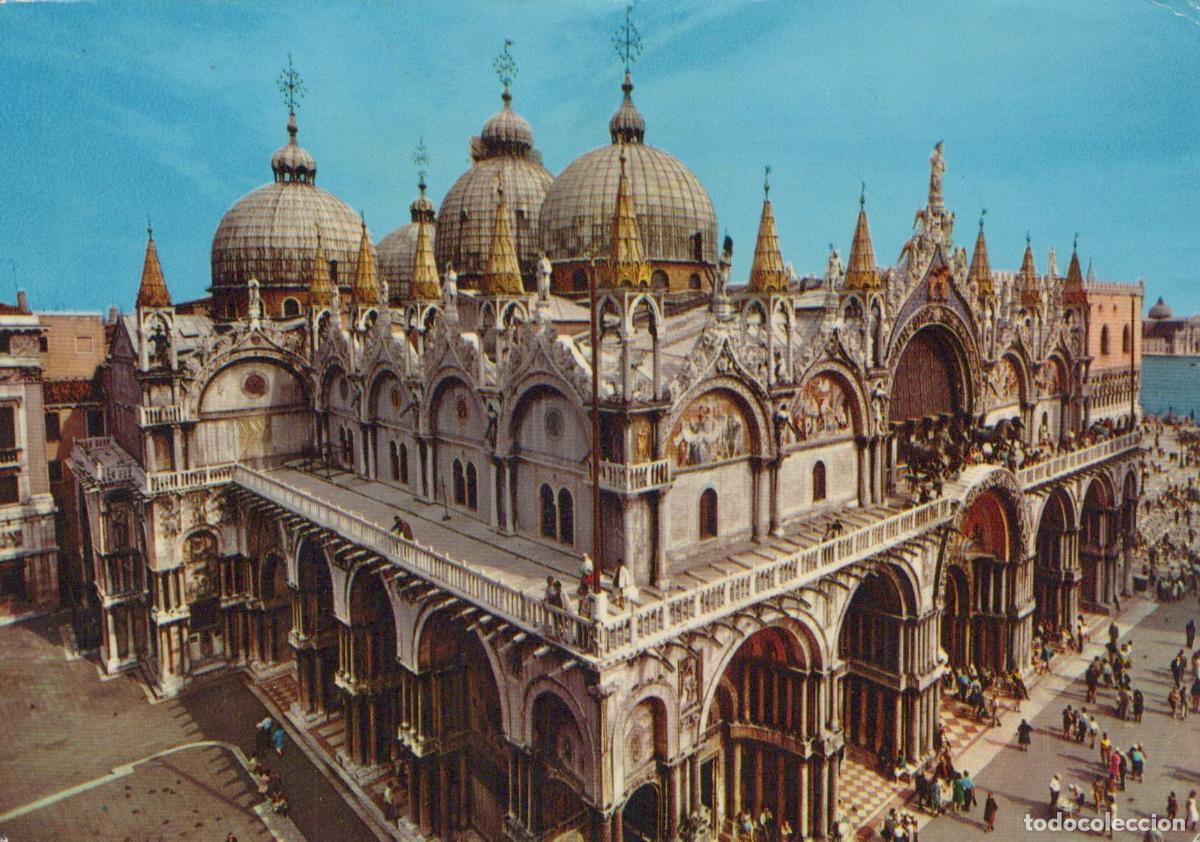 Postais: Italy Venice St Mark S Basilica Historic Architecture Cathedral Unposted *YAP565