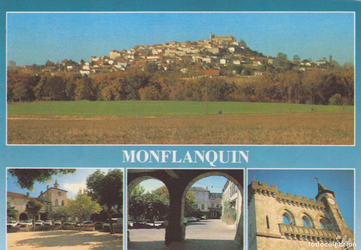 Postais: France Monflanquin Village On A Dome Architecture Unposted *YAP575