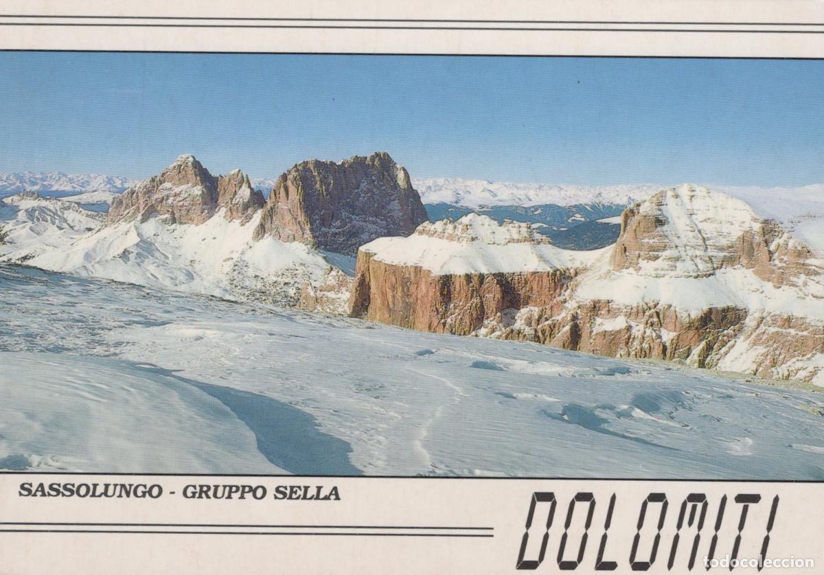 Postais: Italy Cortina D Ampezzo Dolomites Sassolungo Sella Group Winter Snow *YAP326