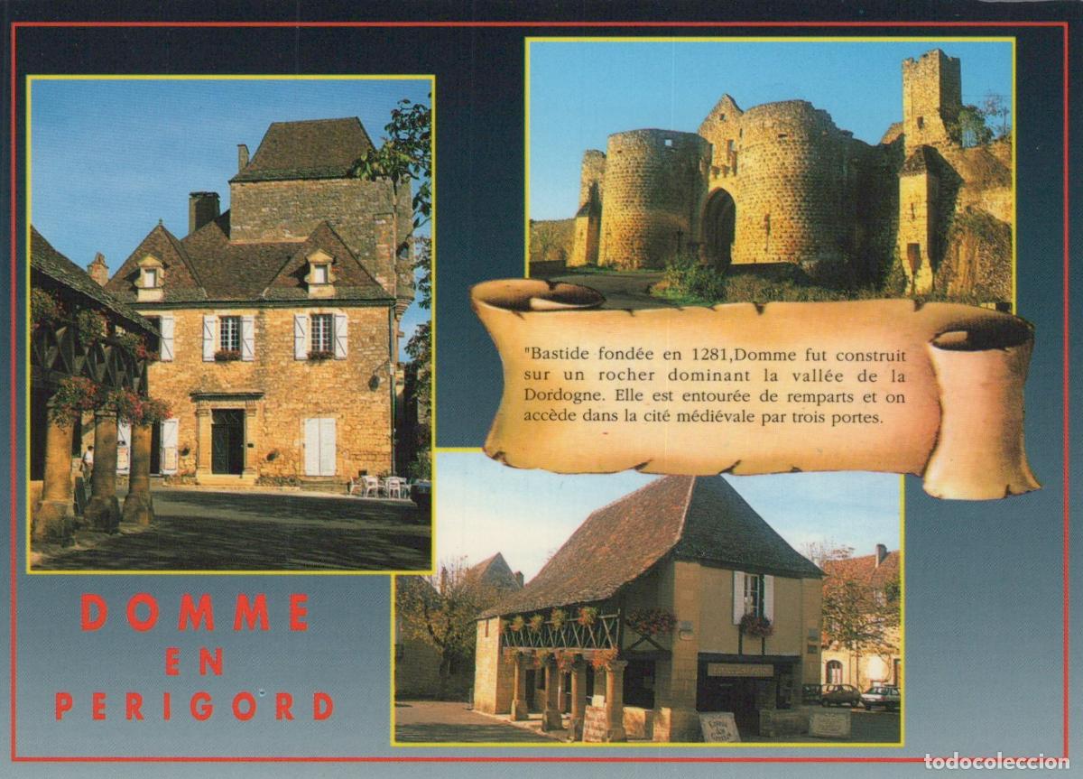 Postais: France Domme Perigord Medieval Village Architecture Castle Unposted *YAP578