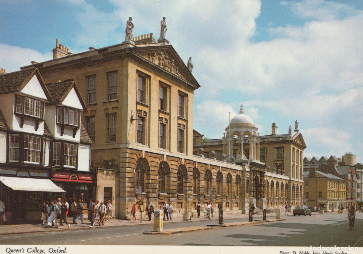 Postales: United Kingdom Oxford Queen S College Unposted *YAP593