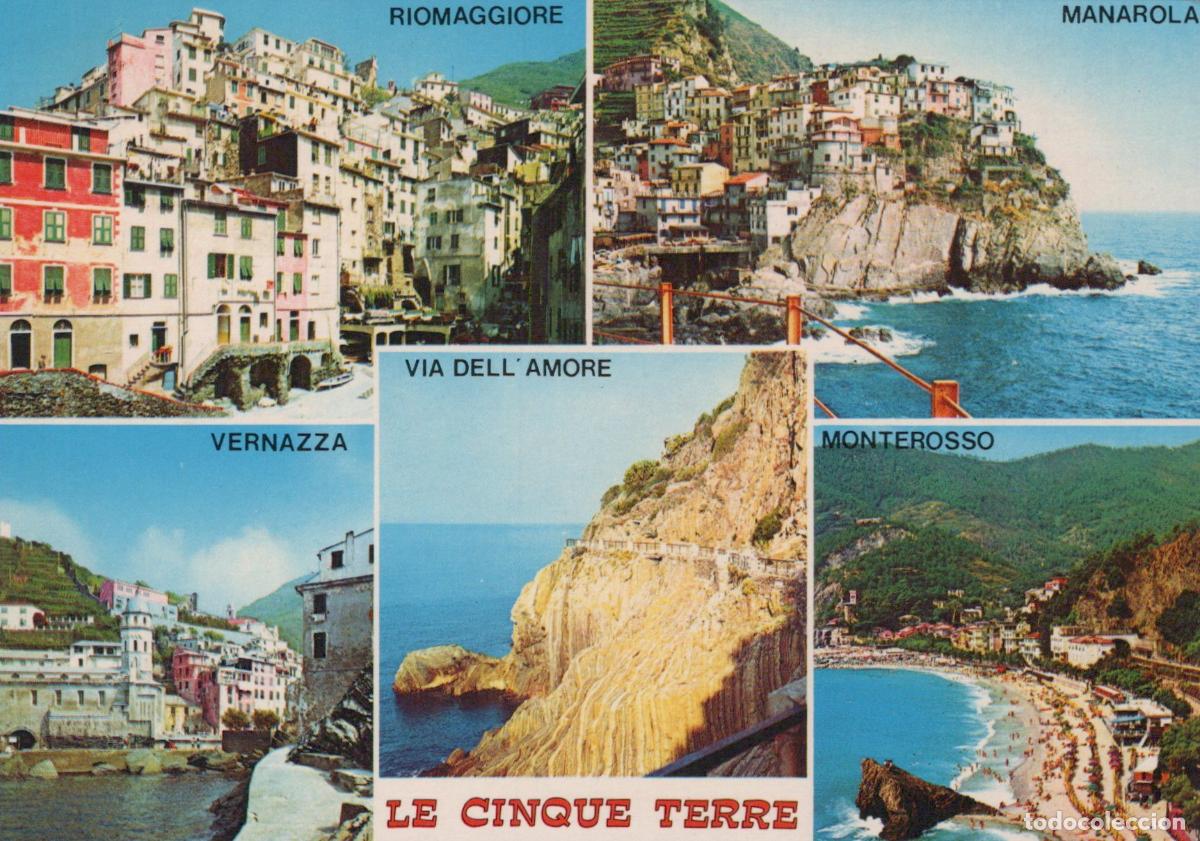 Postais: Italy Cinque Terre Riomaggiore Manarola Vernazza Monterosso Via Dell *YAP371