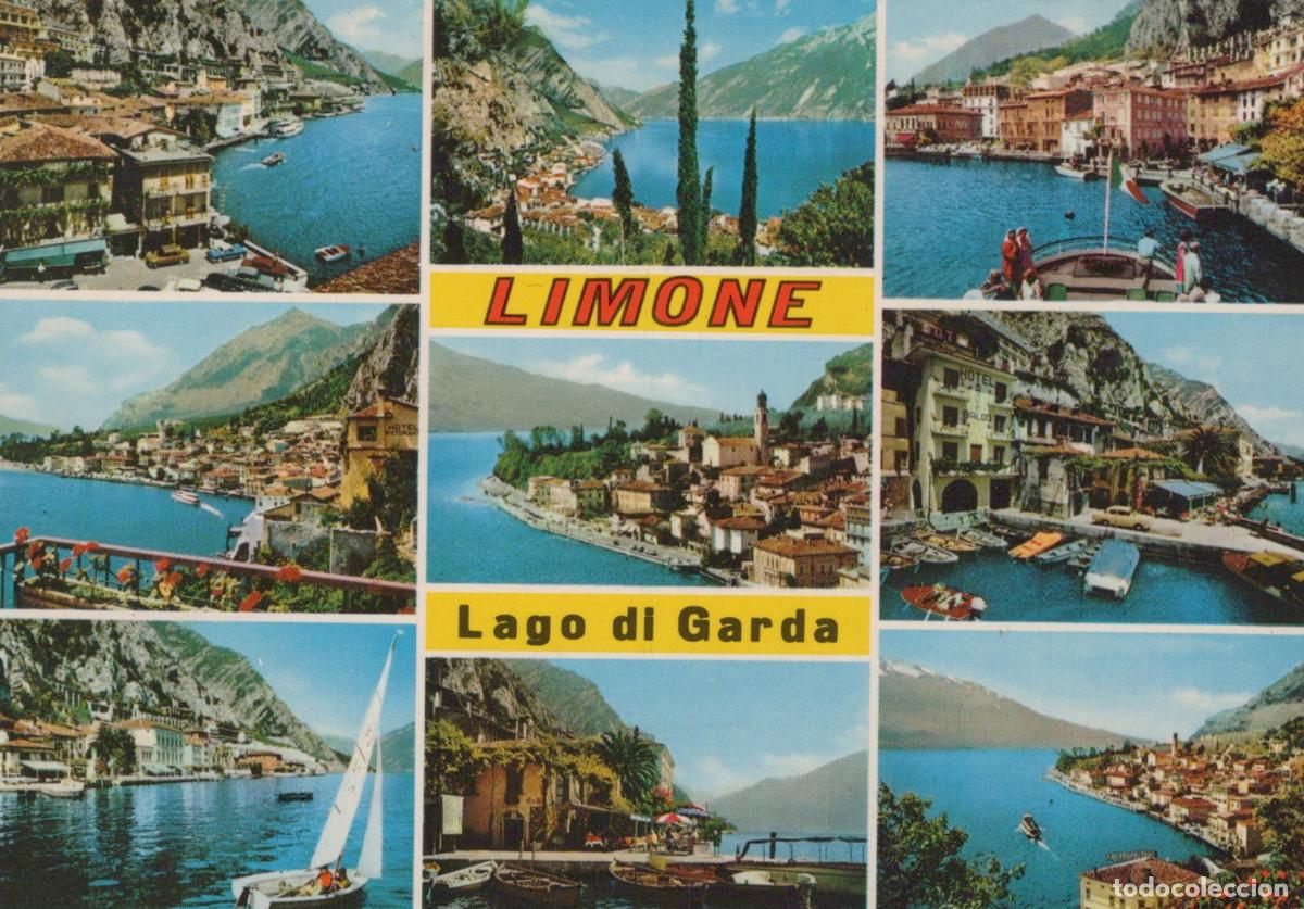 Postais: Italy Limone Sul Garda Lake Garda Multi View Lakeside Town *YAP369