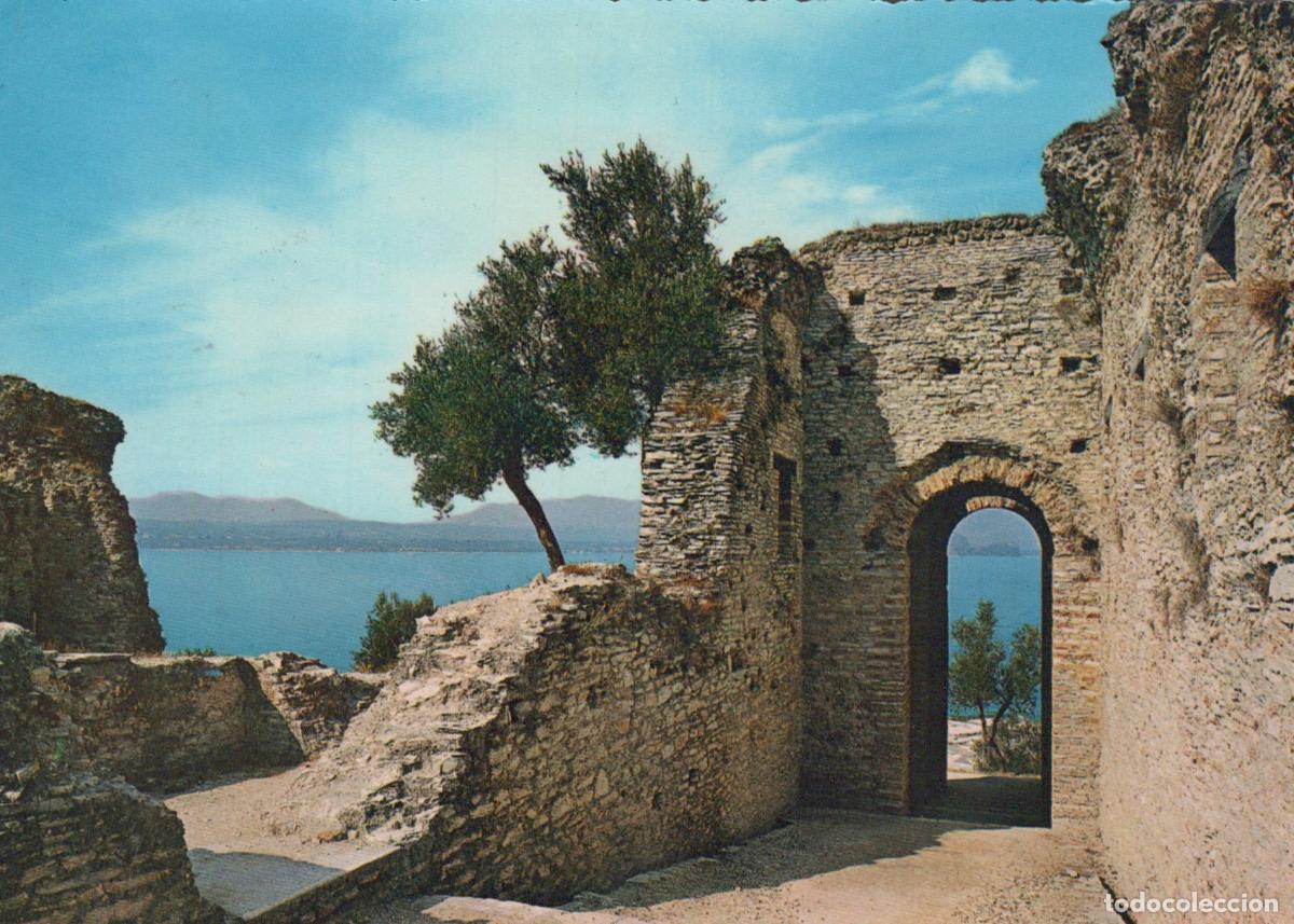 Postais: Italy Sirmione Lake Garda Grottoes of Catullus Roman Villa Ruins Archway *YAP645