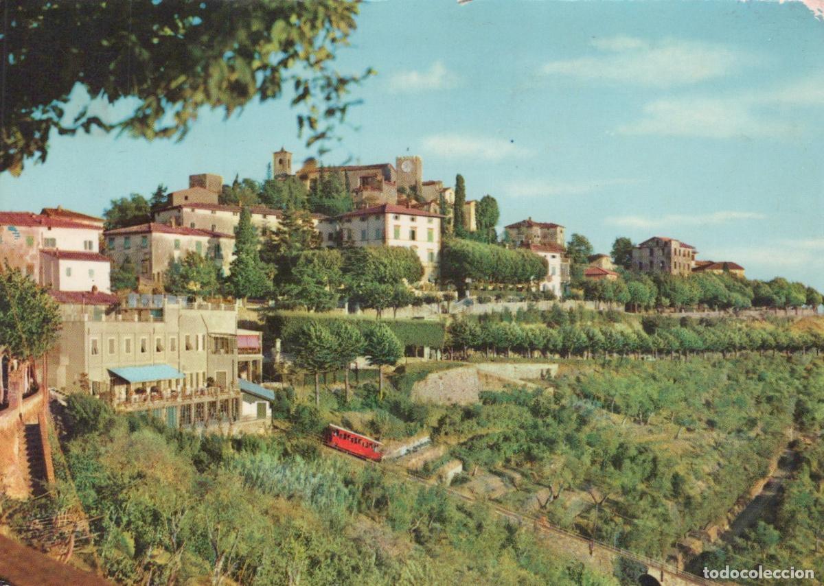Postais: Italy Montecatini Alto Panoramic View With Funicular Pistoia Tuscany *YAP653