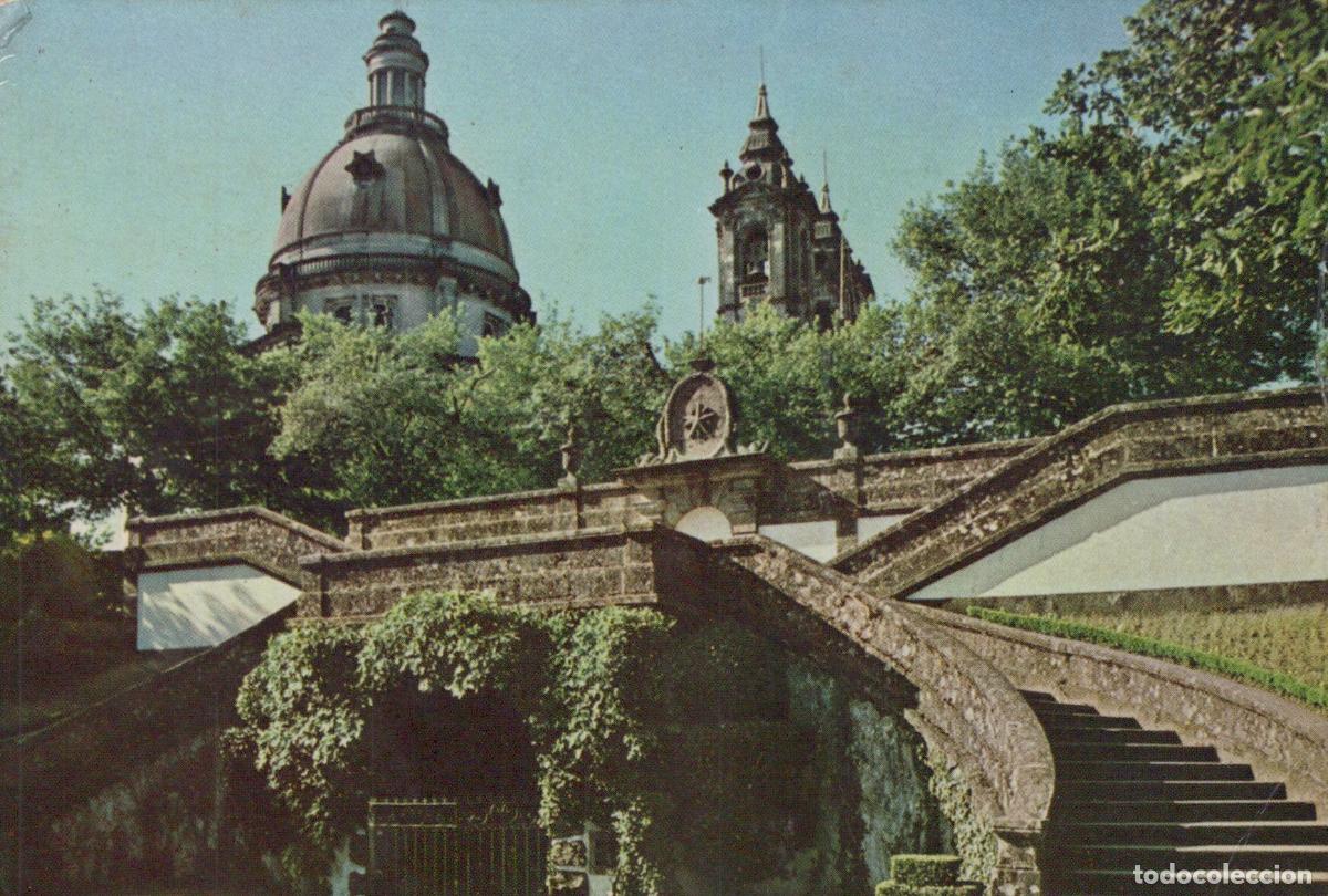 Postais: Portugal Braga Bom Jesus Do Monte Sanctuary Baroque Staircase Dome *YAP658