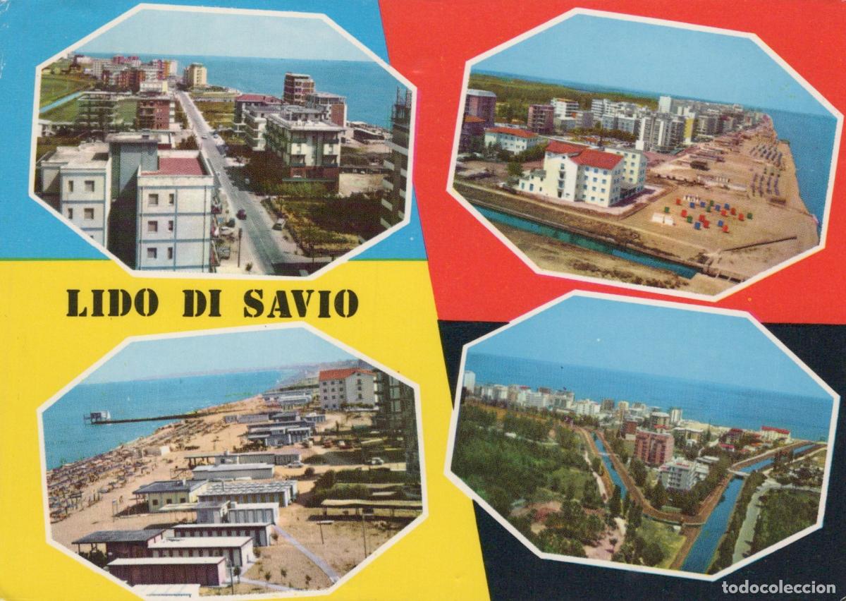Postkarten: Italy Lido DI Savio Aerial Views Beach Coastline Hotels Architecture *YAP392