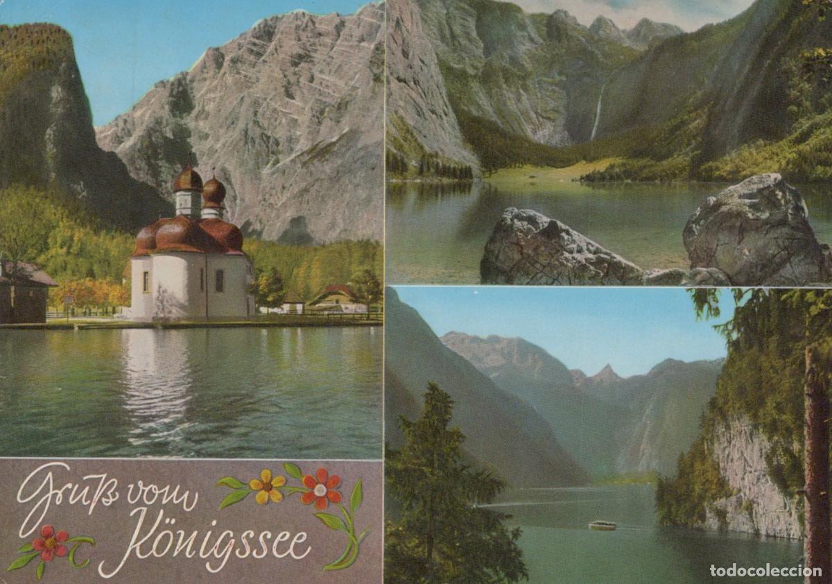 Postales: Germany Berchtesgaden K&ouml;nigssee Lake St Bartholom&auml; Church Obersee *YAP416