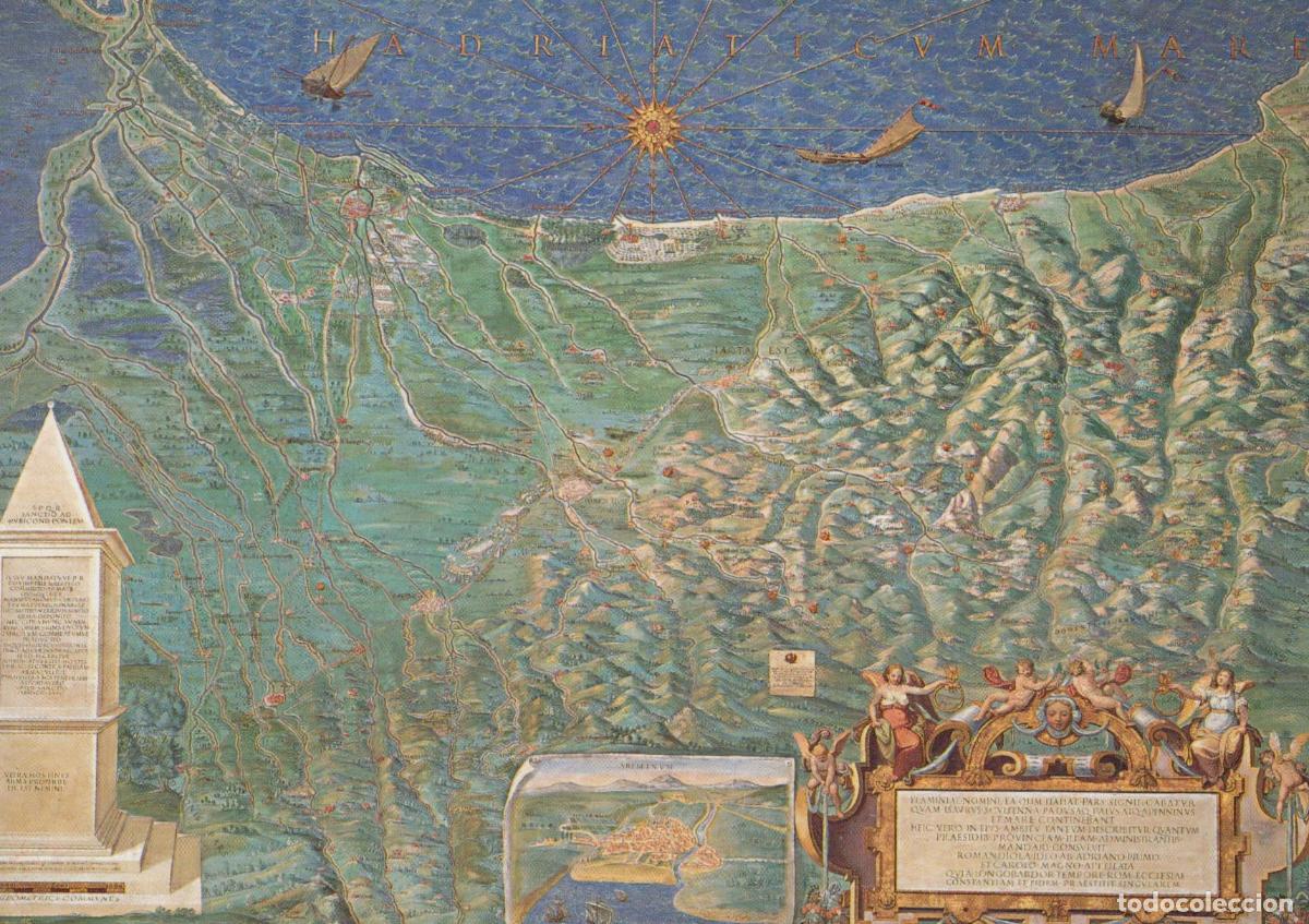 Postais: Vatican City Gallery of Maps Romagna Map *YAP718
