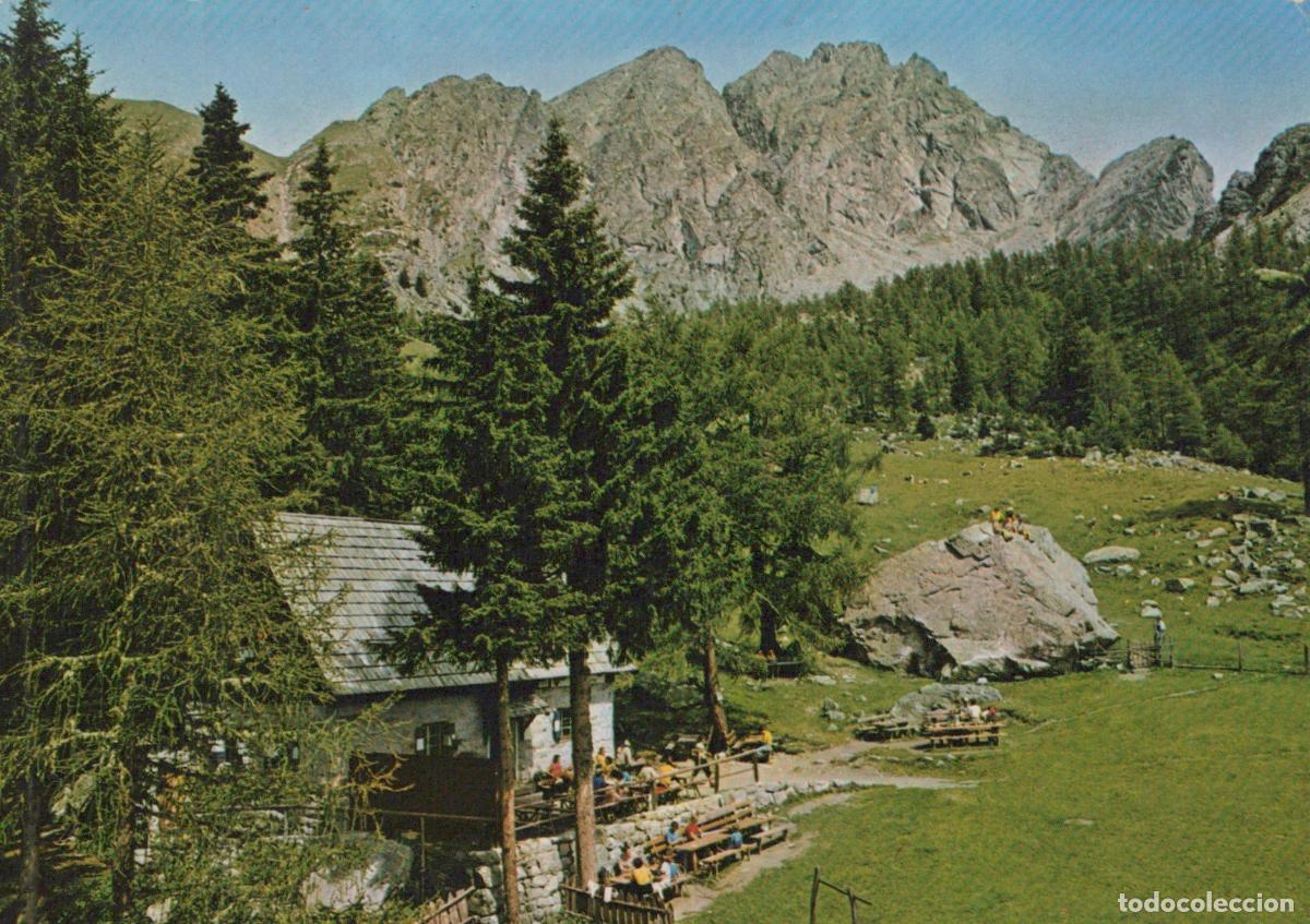 Postais: Italy Merano Ifingerh&uuml;tte Mountain Hut Landscape People Dining Outdoors *YAP432