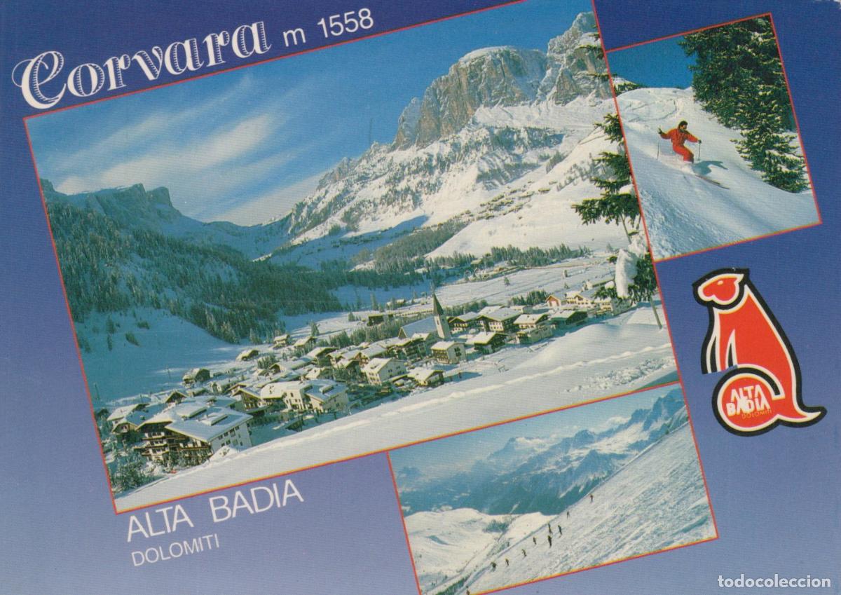 Postais: Italy Corvara Alta Badia Dolomites Ski Resort Winter Landscape Skiing *YAP439