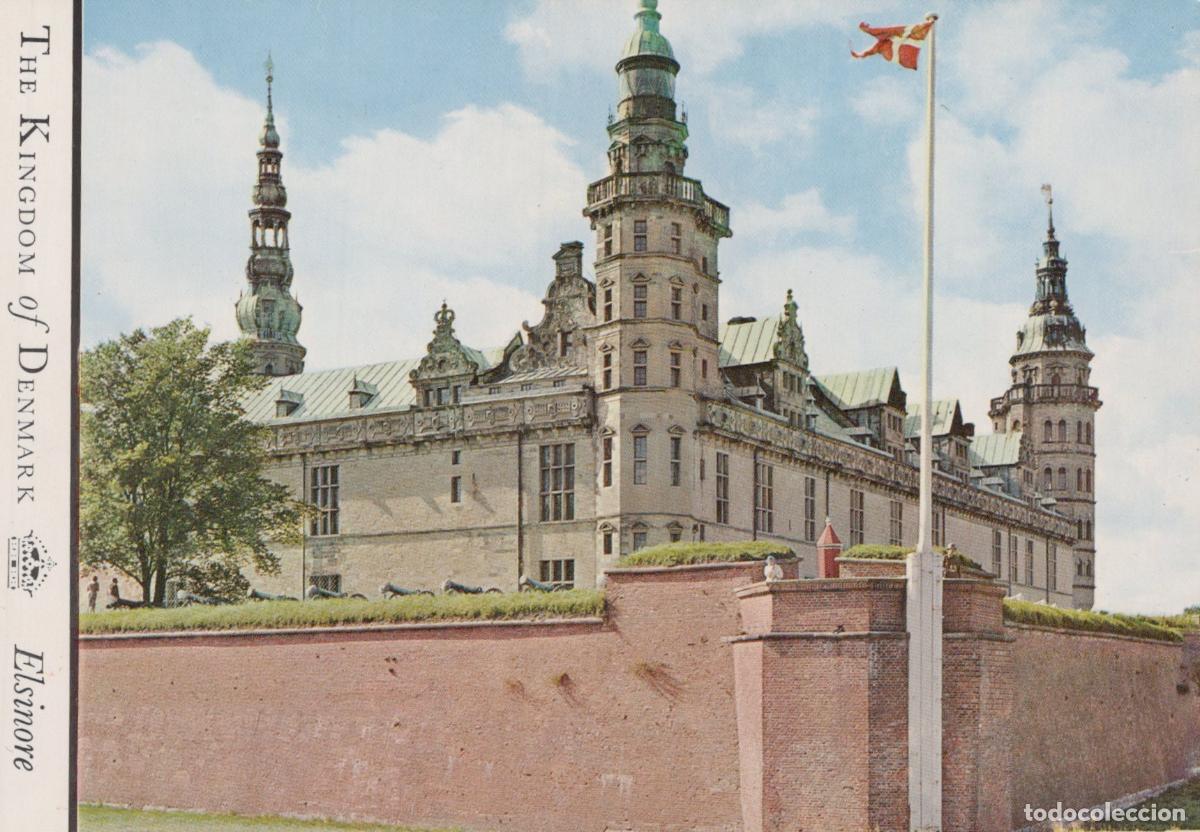 Cartes Postales: Denmark Elsinore Kronborg Castle Historic Royal Residence Flag Unposted *YAP770