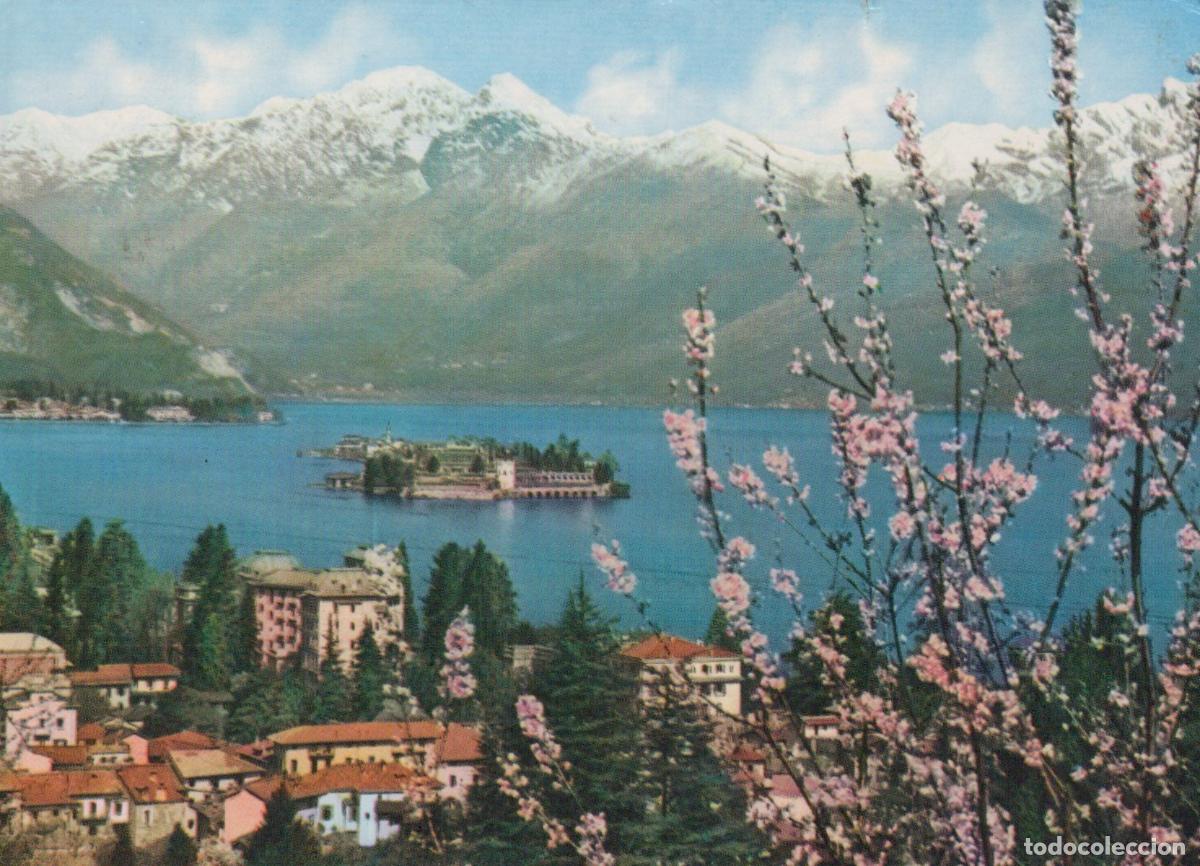 Cartes Postales: Italy Stresa Lago Maggiore Scenic View With Island and Mountains *YAP461