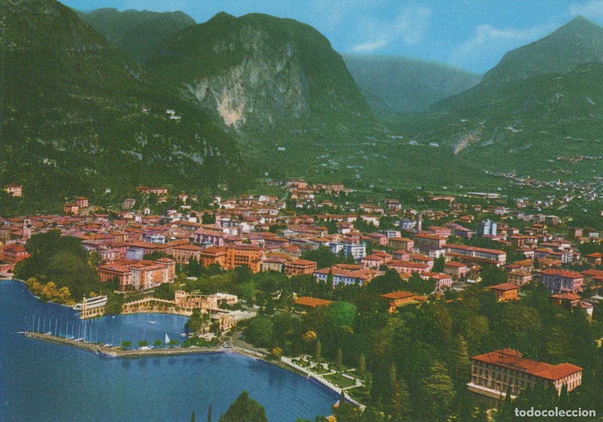 Cartes Postales: Italy Riva del Garda Aerial View Lake Mountains Cityscape Architecture *YAP457