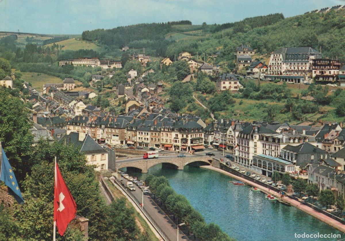 Postcards: Belgium Bouillon Panoramic View of City River Semois and Bridge *YAP479