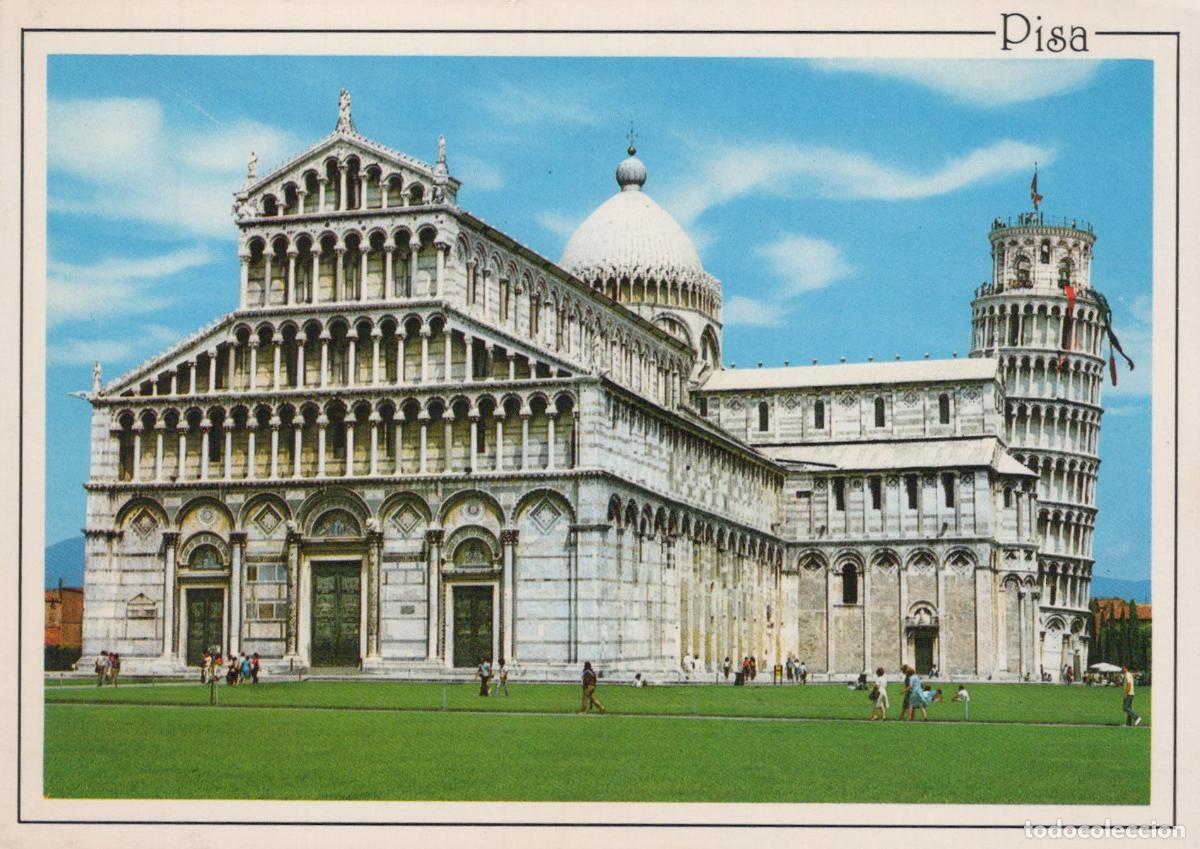 Postais: Italy Pisa Cathedral Square Leaning Tower Duomo Architecture *YAP820