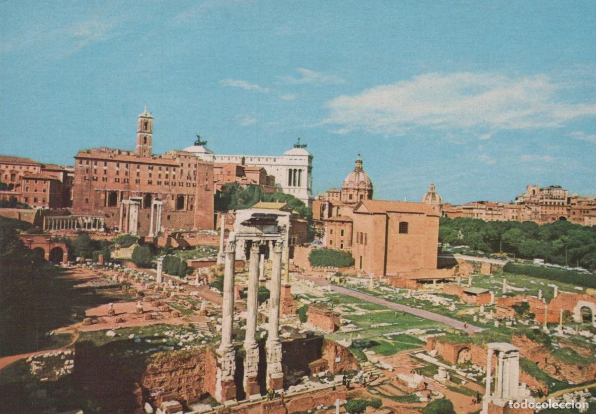 Postales: Italy Rome Roman Forum Ancient Ruins Cityscape Architecture Unposted *YAP494