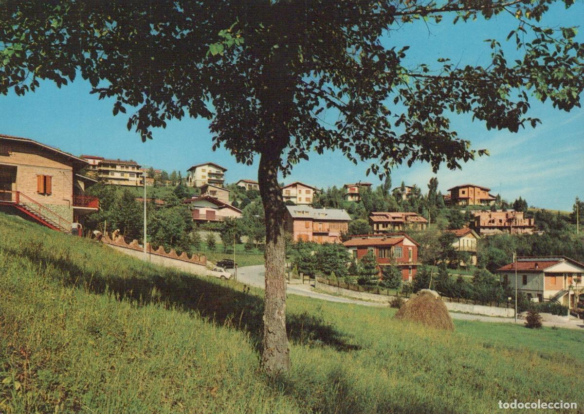 Postales: Italy Serramazzoni Panoramic View of Hillside Village With Haystack *YAP828
