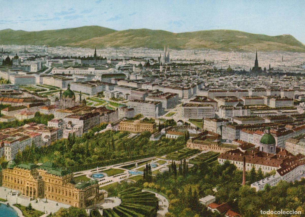 Postais: Austria Vienna Panoramic Cityscape View With Belvedere Palace Unposted *YAP835