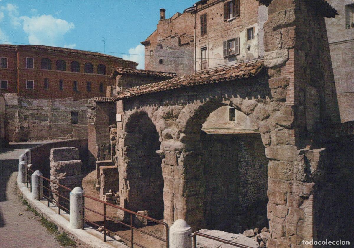 Postais: Italy Teramo Roman Amphitheater Ancient Ruins Architecture Unposted *YAP845