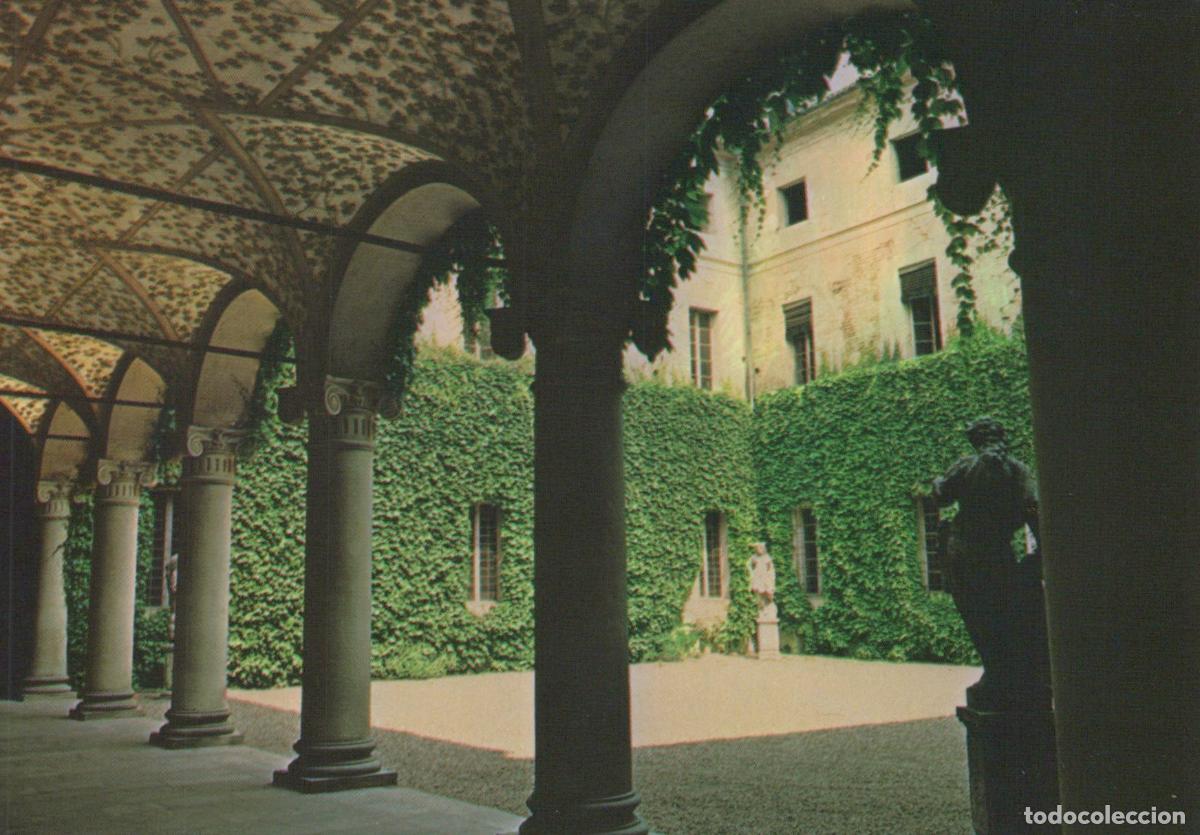Postais: Italy Soragna Parma Rocca Meli Lupi Courtyard Venetian Statues Unposted *YAP858