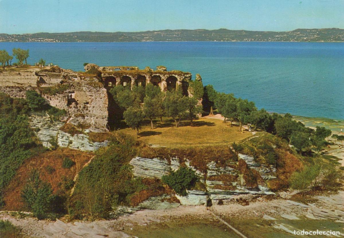 Postales: Italy Sirmione Lake Garda Grottoes of Catullus Ancient Roman Unposted *YAP870