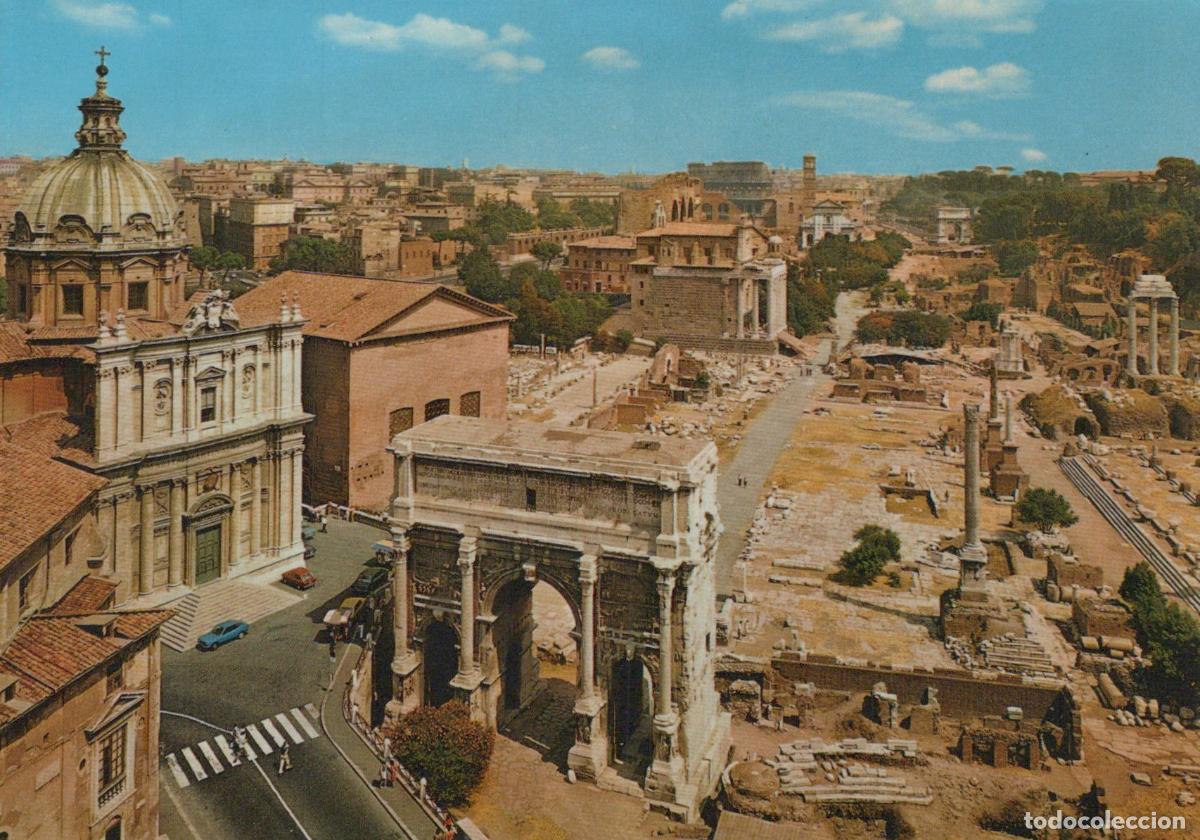 Postales: Italy Rome Roman Forum With Arch of Septimius Severus and Unposted *YAP526