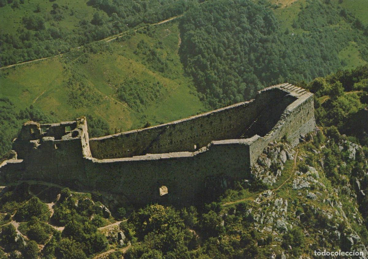 Postais: France Monts&eacute;gur Ariege Montsegur Castle Aerial View Cathar Unposted *YAP544