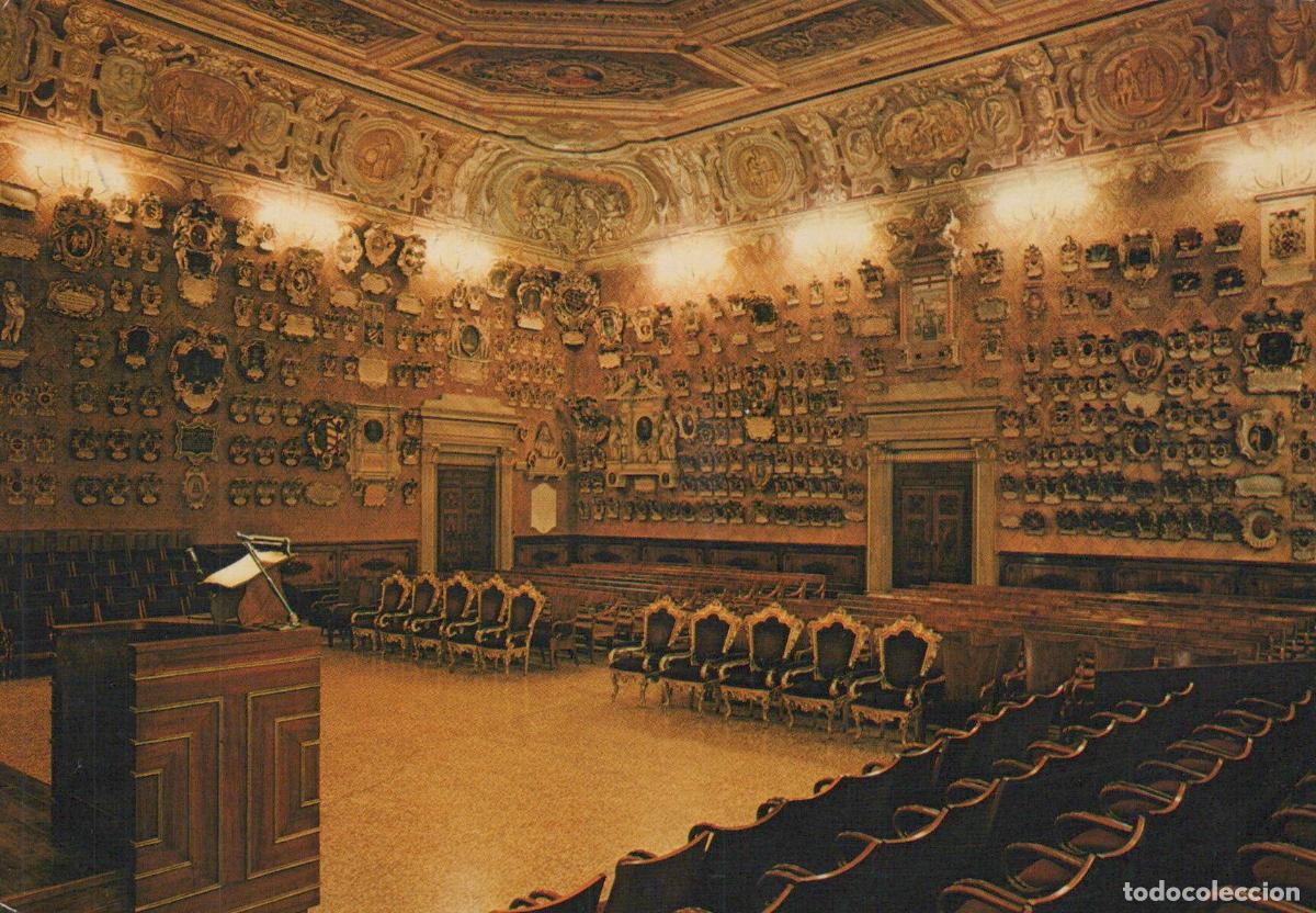 Postais: Italy Padova University Palazzo del Bo Aula Magna Ornate Interior Hall *YAP908