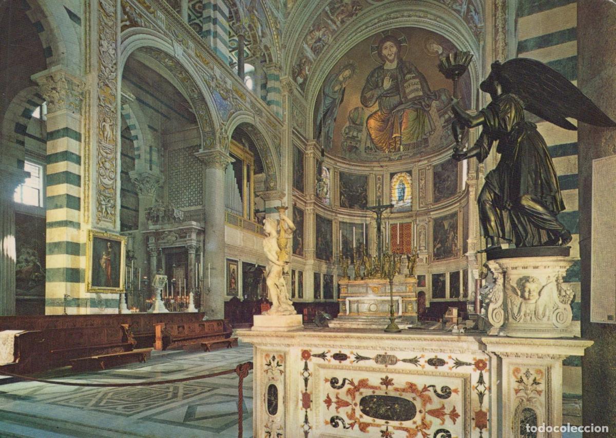 Postkarten: Italy Pisa Cathedral Presbytery High Altar Interior Vintage Unposted *YAP549
