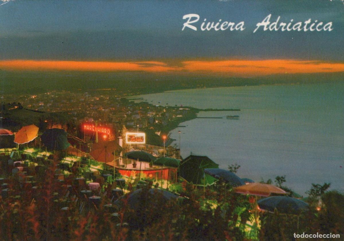 Postais: Italy Gabicce Monte Riviera Adriatica By Night Panoramic View of the *YAP915