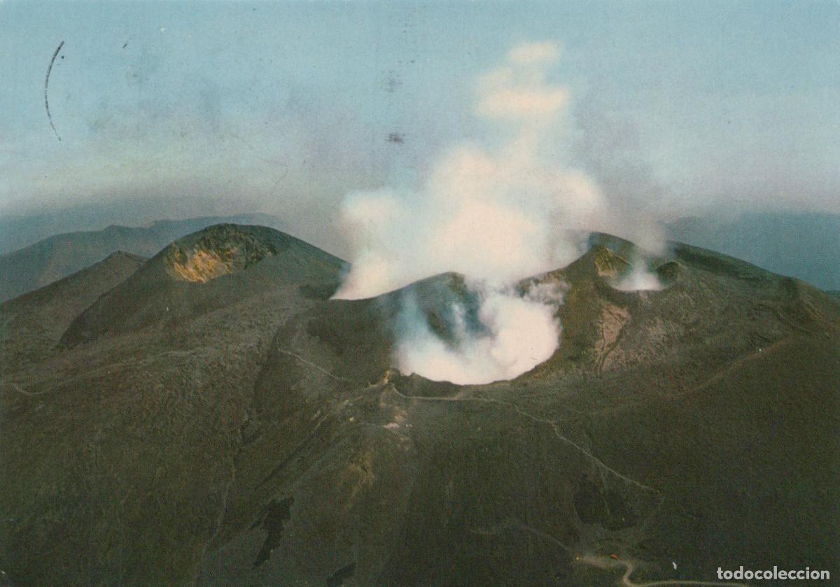 Postais: Italy Mount Etna Volcano Erupting Aerial View Sicily Landscape *YAP940