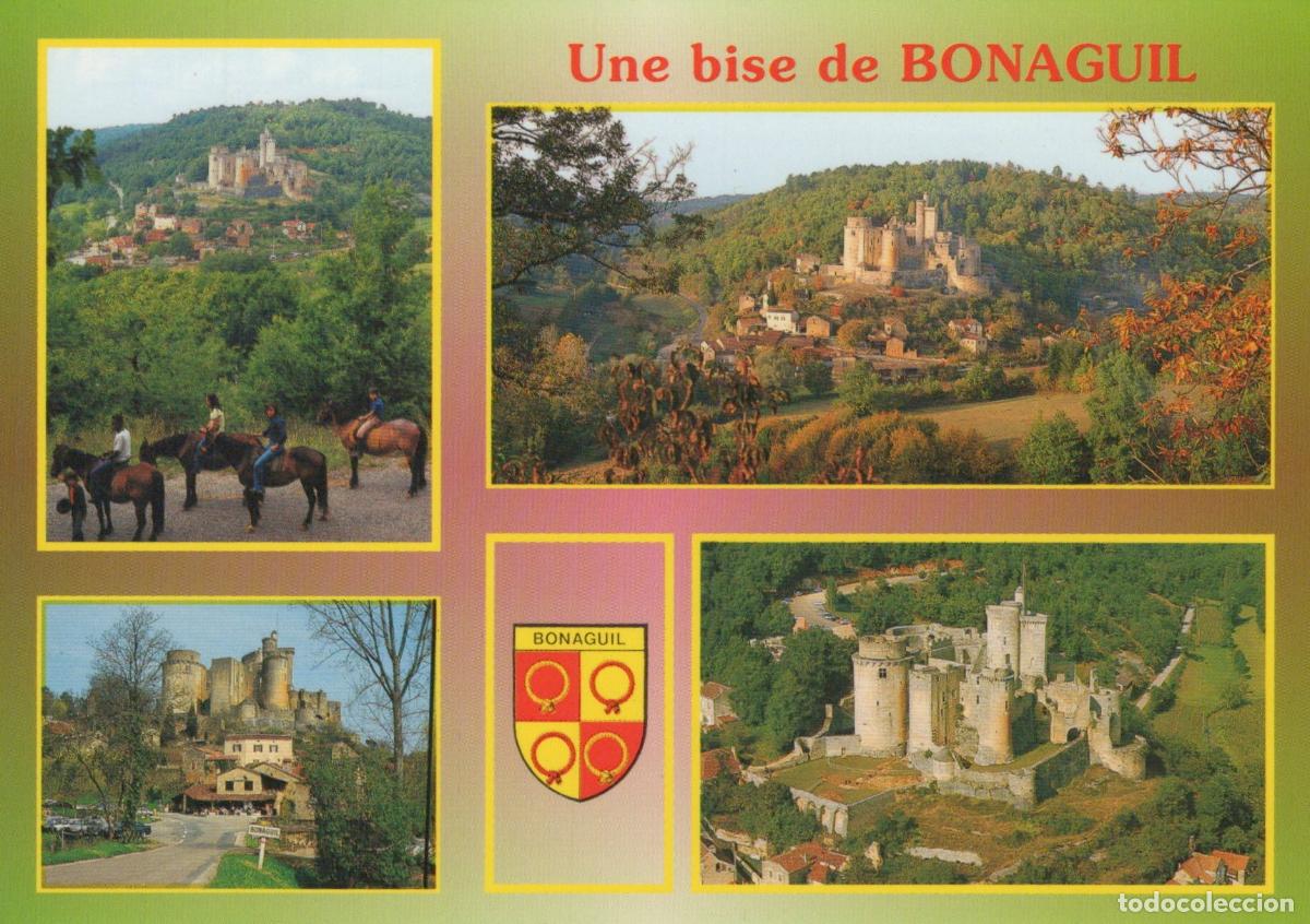 Cartes Postales: France Bonaguil Castle Fort Military Architecture Landscape Unposted *YAP571